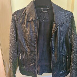 Fake leather jacket